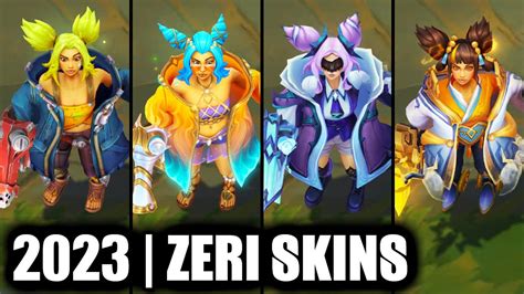 ALL ZERI SKINS SPOTLIGHT | League of Legends - YouTube