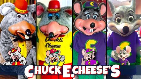 Evolution of Chuck E Cheese! | Chuck E Cheese Character History | Chuck e cheese, Chuck e cheese ...