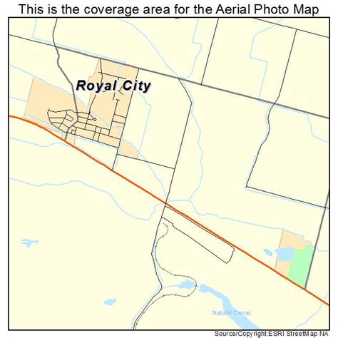 Aerial Photography Map of Royal City, WA Washington