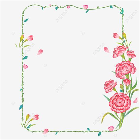 Mothers Day Border PNG Picture, Mothers Day Border, Mother Clipart, Pink, Small Fresh PNG Image ...