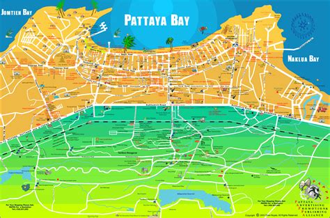 Pattaya Map - Pattaya Thailand • mappery