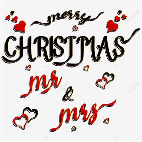 Mr And Mrs Christmas Lettering Calligraphy Font Design, Mr And Mre Calligraphy, Mr And Mrs ...