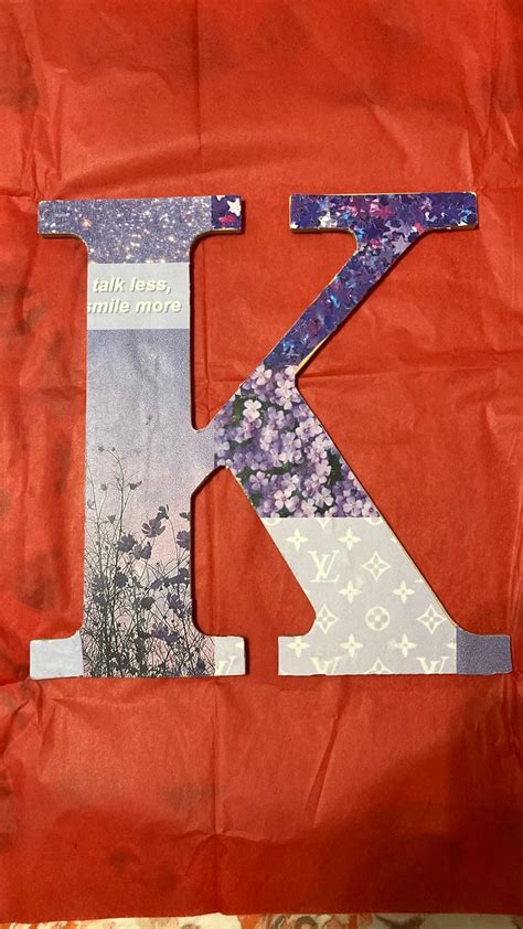 AESTHETIC Letter Collage : fully Customizable - Etsy