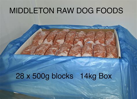 Dog Food Frozen Chicken Mince 28 x 500g bags | Middleton Raw Dog Foods