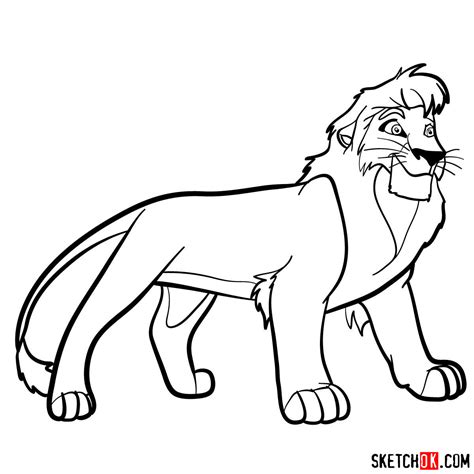 Lion King Kovu Coloring Pages Coloring Pages