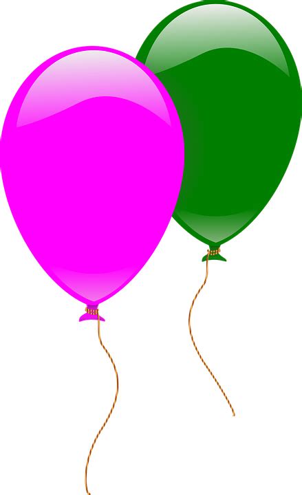 Kostenlose Vektorgrafik: Luftballons, Rosa, Grün, Fliegen - Kostenloses Bild auf Pixabay - 304925