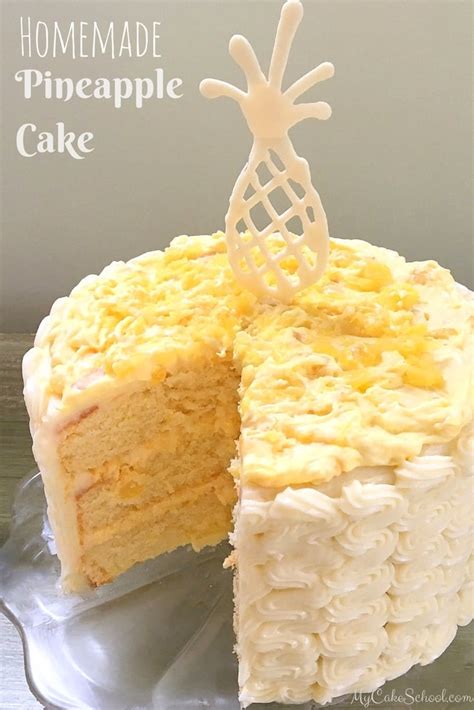 Pineapple Cake Recipe | My Cake School