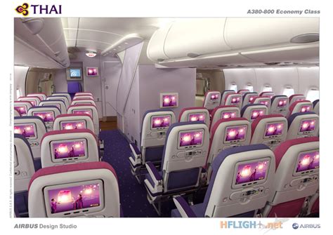 Thai A380 cabin interior easily beat MAS!