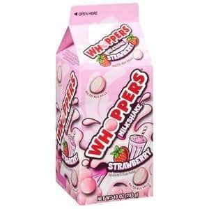 Amazon.com : Whoppers: Milkshake Strawberry Malted Milk Balls, 10 Oz : Chocolate Assortments And ...