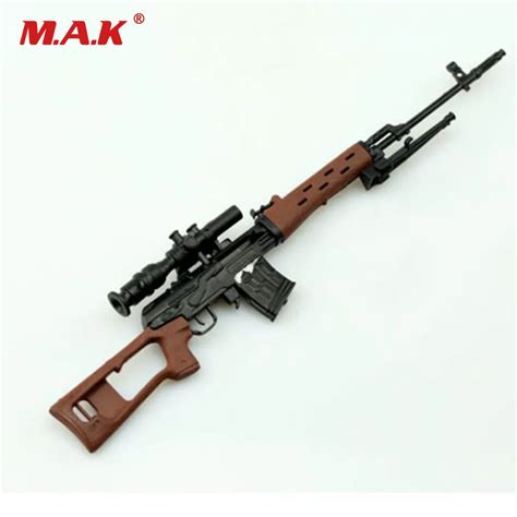 1/6 Scale SVD Sniper Rifle Gun Model Toy Weapon For 12" Soldier Action Figure-in Action & Toy ...