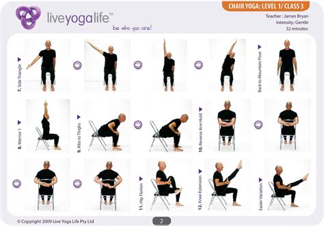 Yoga with a Chair Complete Set (Classes 1 to 7) | Live Yoga Life