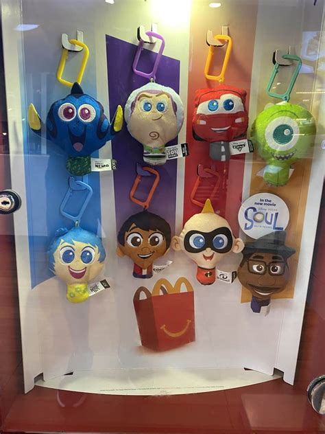 New Pixar Plush Hangable Toys Available in McDonald's Happy Meals ...