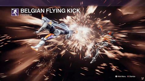 Belgian Flying Kick (Destiny 2 Hunter Finisher) - YouTube