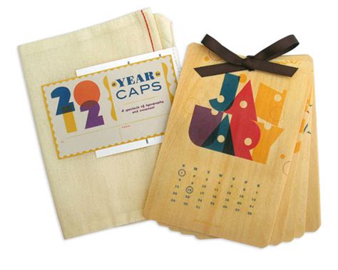 If It's Hip, It's Here (Archives): A Year In Caps. 2012 Typographic Calendar printed on ...