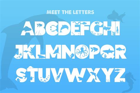 The Ocean Font (353459) | Display | Font Bundles