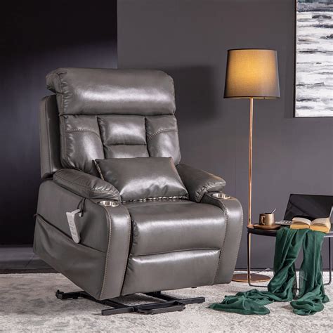 Buy Irene House 9181 Three Motor Power Lift Recliner Chairs for Elderly ...