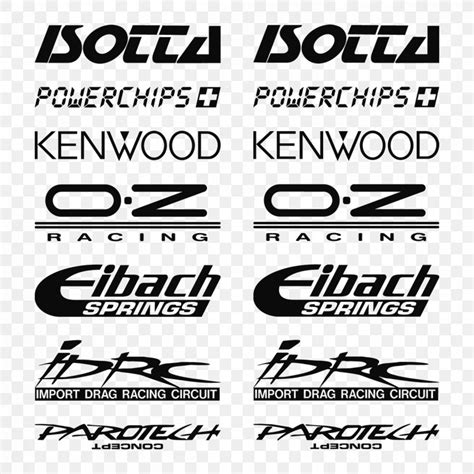 Racing Sponsor Brand Logos Vinyl Sticker Pack (Vintage Stickers For ...