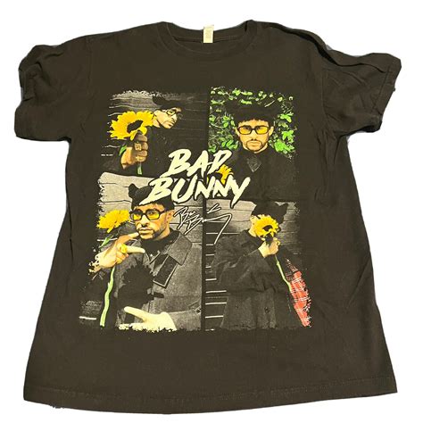 Bad Bunny Tour Merch Black Shirt - Gem