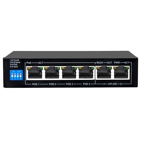 IP Camera PoE Switch | 4 Port Power Over Ethernet