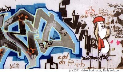 Berliner Mauerkunst und Graffiti