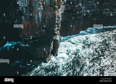 Ireland Cliffs of Moher Drone Stock Photo - Alamy