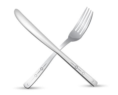 fork and a knife - Clip Art Library