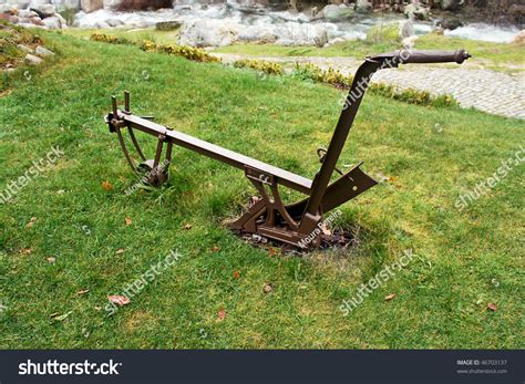 Agricultural Manual Plow On Grass Stock Photo 46703137 - Shutterstock