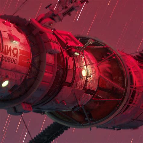 Realistic Spaceship Illustrations