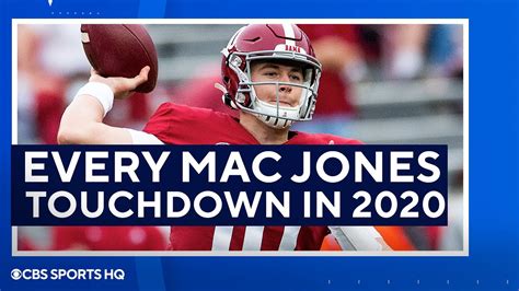 Every Mac Jones TD for Alabama in 2020 [MAC JONES HIGHLIGHTS] | CBS ...