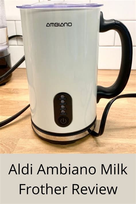 Aldi Ambiano Retro Milk Frother Review | The Roving Fox | Milk frother, Frother, Aldi