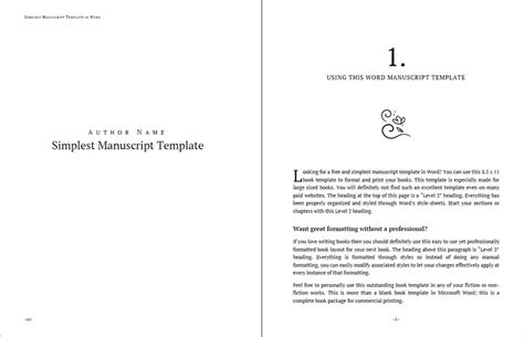 Microsoft word book manuscript template free download - fakemaio