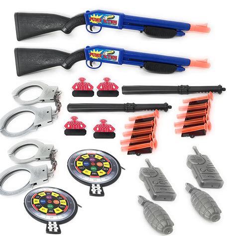 Special Police Response Force Team 28 Pieces Children Kid 's Pretend Play Dart Shooting Toy Gun ...