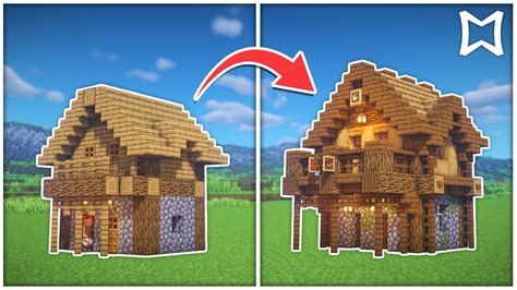 Minecraft Village Library Transformation | Village Transformation - YouTube