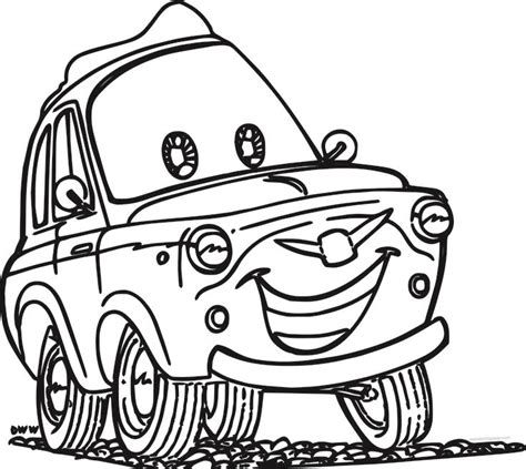 Cars Coloring Pages 06 - Wecoloringpage.com | Ausmalbilder, Ausmalen, Ausmalbilder kinder