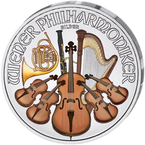 Buy 2017 1 oz Colorized Silver Austrian Philharmonics - Silver.com