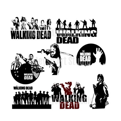 Walking Dead Svg Walking Dead Bundle Darrel Walking Dead Svg Clip Art Image Files Digital Files ...