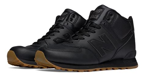 Lyst - New Balance 574 Mid-cut Leather in Black for Men