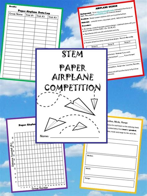 Use the basic STEM principles when designing your own paper airplane. You could add to this ...