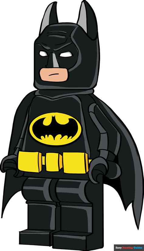 How to Draw Lego Batman - Really Easy Drawing Tutorial