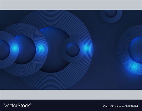 Modern professional blue abstract technology Vector Image