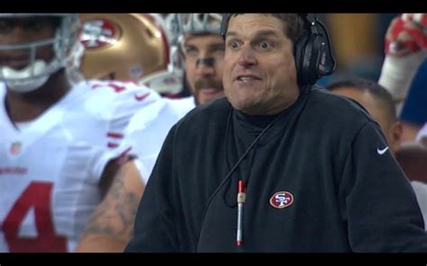 The 7 Faces of One Jim Harbaugh Meltdown