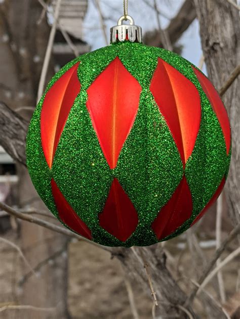 Red and green Christmas Ornament - ViewBug.com