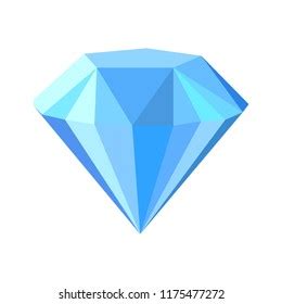 Vector Isolated Blue Diamond Emoji Stock Vector (Royalty Free ...