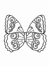 Kleurplaat Vlinders Kleurplaten Vlinder Farfalle Fluturi Schmetterling  sketch template