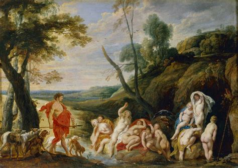 Jacob Jordaens - Diana en Actaeon 1640 | Art, Peinture, Peinture flamande