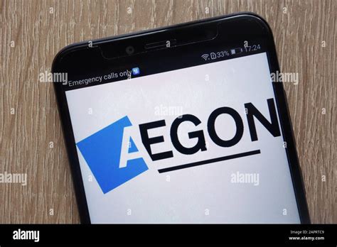 Aegon logo displayed on a modern smartphone Stock Photo - Alamy