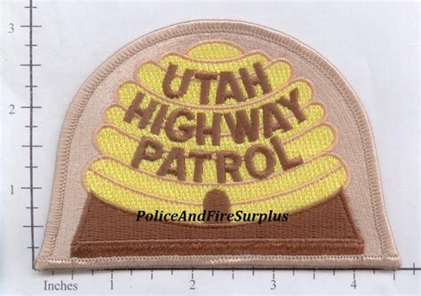 Utah - Utah Highway Patrol State Police Dept Patch – Police And Fire ...