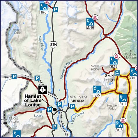 Banff National Park Hiking Map Pdf - map : Resume Examples #edV1p4EoYq