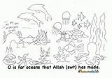 Coloring Page Islamic  Nation sketch template