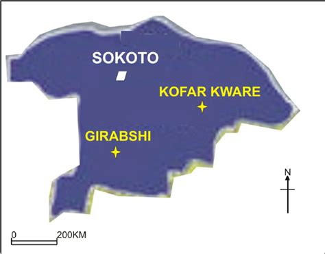 Map of Sokoto state showing study location | Download Scientific Diagram